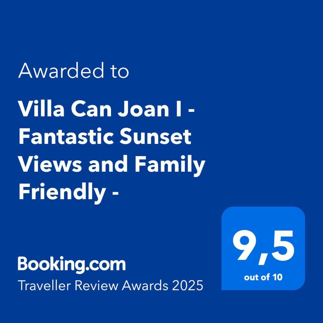 Villa Can Joan I - Fantastic Sunset Views And Family Friendly - San Antonio  Ngoại thất bức ảnh